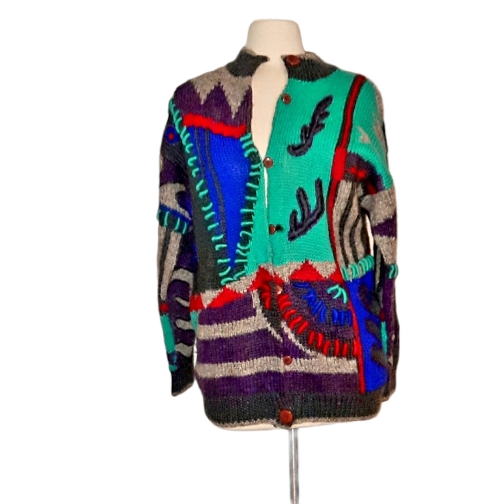 Magnolia S Vintage Funky Sweater Wool Mohair Blend